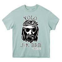 Arona funny jesus easter yolo jk brb Heavy Core Tee - artisFamous