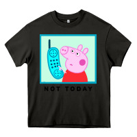Asphalt peppa pig not today Heavy Core Tee - artisFamous