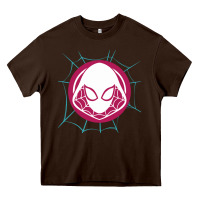 Chocolate Brown spider girl Heavy Core Tee - artisFamous