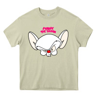 Mossy pinky and the brain big face Heavy Core Tee - artisFamous