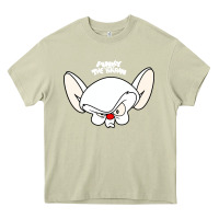 Mossy pinky and the brain big face Heavy Core Tee - artisFamous
