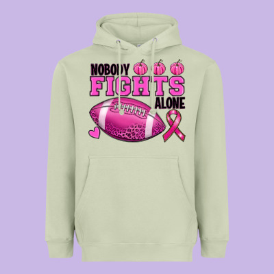 Nobody Fights Alone Heavyweight Hoodie Designed By Ranaportraitstore