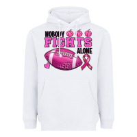 White nobody fights alone Heavyweight Hoodie - RanaPortraitStore