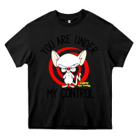 Black pinky and the brain you are under my control Heavy Core Tee - artisFamous