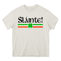 Cream slainte shirt irish cheers toast shamrock Heavy Core Tee - artisFamous