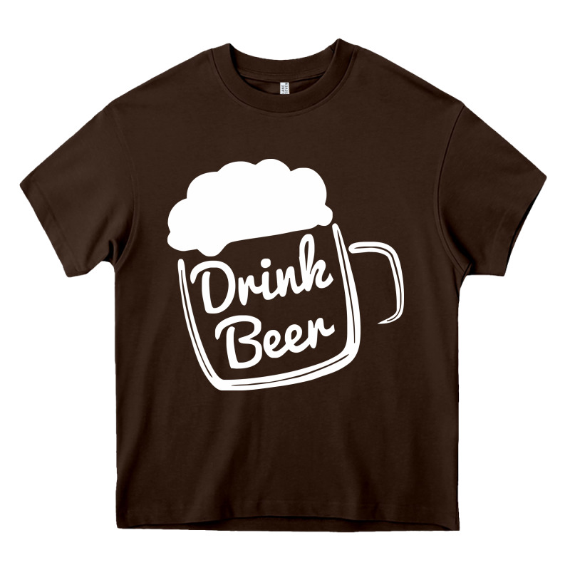 Cool Drink Beer Heavy Core Tee by artisFamous | Teevron