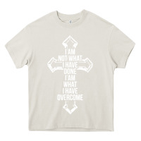 Cream christian recovery Heavy Core Tee - artisFamous