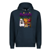 Navy boooks Premium Hoodie - BarkalooDesign