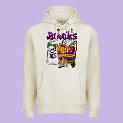 Boooks Premium Hoodie Designed By Barkaloodesign