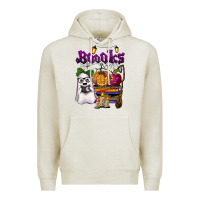 Oatmeal Heather boooks Premium Hoodie - BarkalooDesign