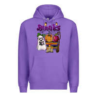 Purple boooks Premium Hoodie - BarkalooDesign