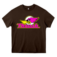 Chocolate Brown thrush Heavy Core Tee - artisFamous