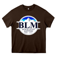 Chocolate Brown buschs light matters Heavy Core Tee - artisFamous