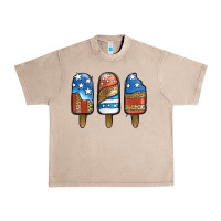French Oak Patriotic Leopard Popsicles Urban Heavy Tee - Jasminsmagicworld