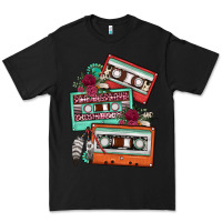 Black cassette floral gemstone Premium Tee - FaDigitalArtStudio