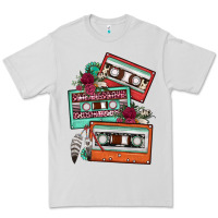 Dove Grey cassette floral gemstone Premium Tee - FaDigitalArtStudio