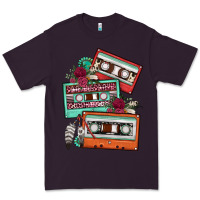 Plum cassette floral gemstone Premium Tee - FaDigitalArtStudio