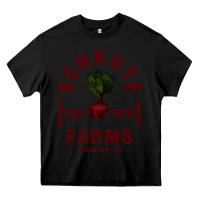 Black the office schrute farms premium Heavy Core Tee - artisFamous