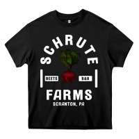 Black the office schrute farms premium Heavy Core Tee - artisFamous