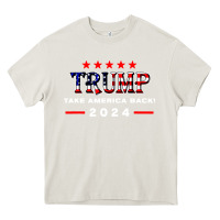 Cream donald trump 2024 take america back election Heavy Core Tee - artisFamous
