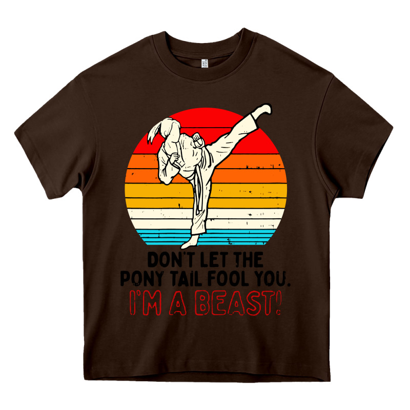 Karate Girl Kick Heavy Core Tee by artisFamous | Teevron