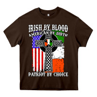 Chocolate Brown irish by blood american Heavy Core Tee - artisFamous