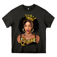 Asphalt black queen Heavy Core Tee - FaDigitalArtStudio