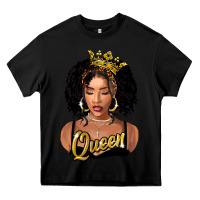Black black queen Heavy Core Tee - FaDigitalArtStudio
