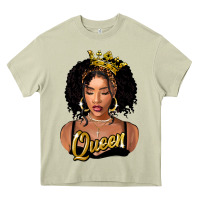 Mossy black queen Heavy Core Tee - FaDigitalArtStudio