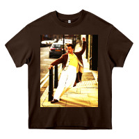 Chocolate Brown jonathan bailey dancing Heavy Core Tee - artisFamous