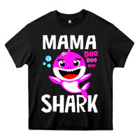 Black mama shark doo doo shirt Heavy Core Tee - artisFamous