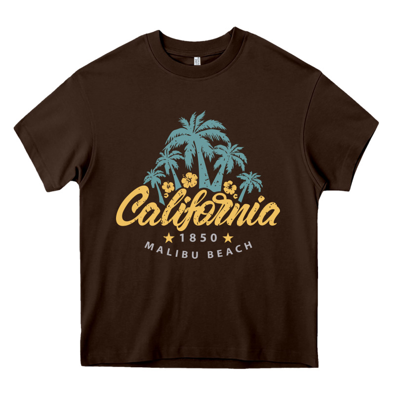 California Malibu Beach Heavy Core Tee by artisFamous | Teevron