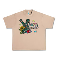 Burro Happy Easter Urban Heavy Tee - CowhideDigitalArt