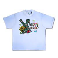Grape Ice Happy Easter Urban Heavy Tee - CowhideDigitalArt