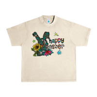 Sandshell Happy Easter Urban Heavy Tee - CowhideDigitalArt