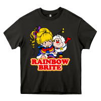 Asphalt rainbow brite Heavy Core Tee - artisFamous