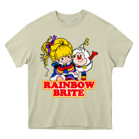 Mossy rainbow brite Heavy Core Tee - artisFamous