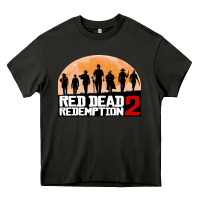 Asphalt red dead redemption Heavy Core Tee - artisFamous