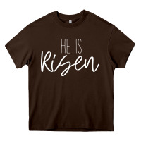 Chocolate Brown easter religious bible verse Heavy Core Tee - artisFamous