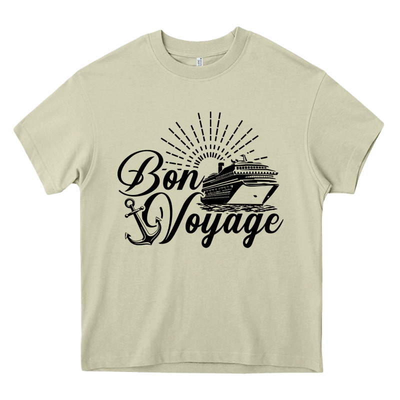 Cruise Ship Bon Voyage Heavy Core Tee by artisFamous | Teevron