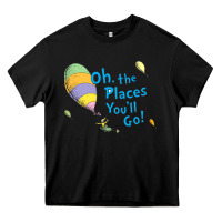 Black seuss oh the places you’ll go Heavy Core Tee - artisFamous