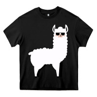 Black llama Heavy Core Tee - artisFamous