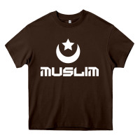 Chocolate Brown muslim Heavy Core Tee - artisFamous