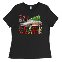 Black Its Beaut Clark Ladies Tee - CowhideDigitalArt