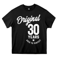 Black 30 Year Old Gift | 30th Birthday Gift Ideas - Mens and Womens Heavy Core Tee - artisFamous