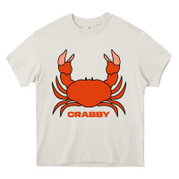 Cream crabby Heavy Core Tee - artisFamous