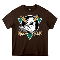 Chocolate Brown ducks team Heavy Core Tee - artisFamous