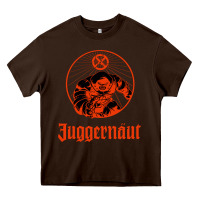 Chocolate Brown anesthetic juggernut Heavy Core Tee - artisFamous