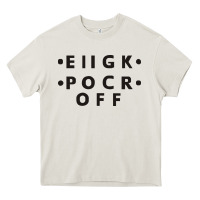 Cream e iigk pocr off Heavy Core Tee - artisFamous