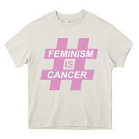 Cream feminism is cancer Heavy Core Tee - artisFamous